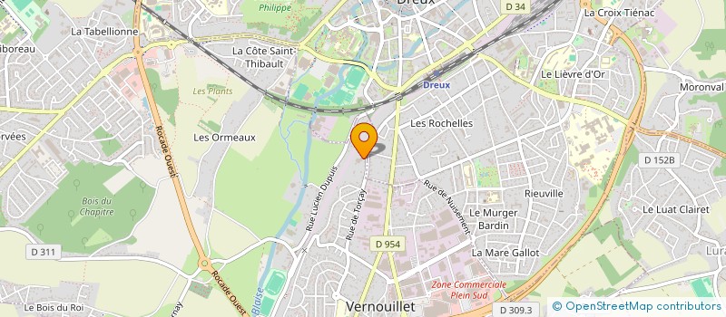 localisation de l'entreprise MONSIEUR CHAMSEDDINE AJEL à VERNOUILLET