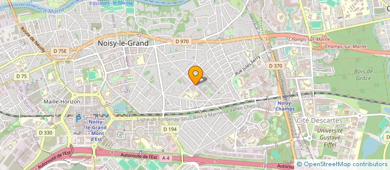 localisation de l'entreprise MONSIEUR CHAMSEDDINE DAFFEF  NOISY-LE-GRAND