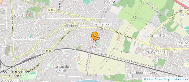 localisation de l'entreprise MONSIEUR CHAMSEDDINE RIHANE  HERBLAY-SUR-SEINE