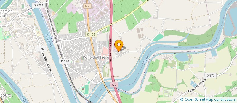 localisation de l'entreprise MONSIEUR CHAMSEDDINE TABEUTE  PONT-DE-L'ISERE