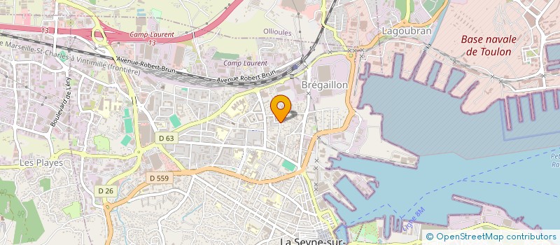 localisation de l'entreprise MONSIEUR CHAMSEDINE GASSAB  LA SEYNE-SUR-MER