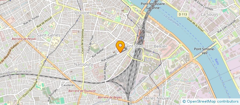 localisation de l'entreprise MONSIEUR CHAMSEDINE ISHAK  BORDEAUX