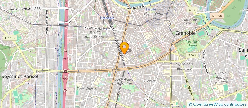 localisation de l'entreprise MONSIEUR CHAN THAO NANTHA KOUMAN  GRENOBLE