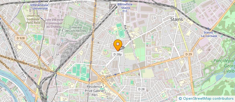 localisation de l'entreprise MONSIEUR CHANBOTH LONG  PIERREFITTE-SUR-SEINE