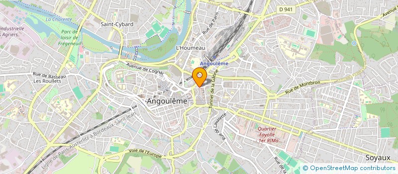 localisation de l'entreprise MONSIEUR CHANCE BROWN  ANGOULEME