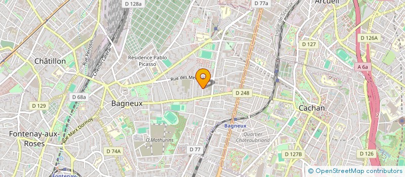 localisation de l'entreprise MONSIEUR CHANDAN BASU à BAGNEUX