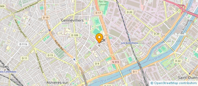 localisation de l'entreprise MONSIEUR CHANDARA KHE  GENNEVILLIERS