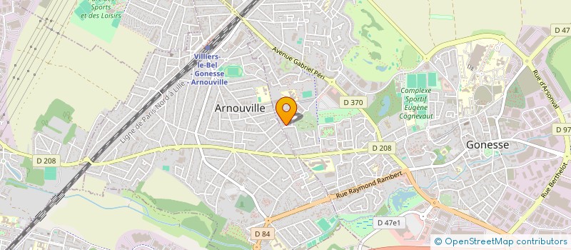 localisation de l'entreprise MONSIEUR CHANDRANAH TIMPATI à GONESSE