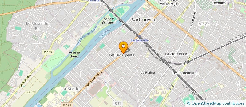 localisation de l'entreprise MONSIEUR CHANDRATHAS MURUGATHAS  SARTROUVILLE