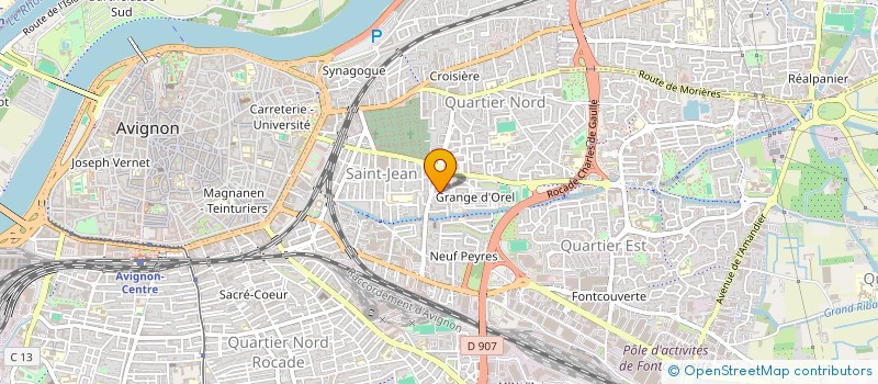 localisation de l'entreprise MONSIEUR CHANDRELLE ONGALE MFOUROU  AVIGNON