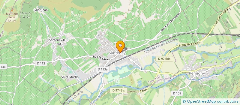 localisation de l'entreprise MONSIEUR CHANEY LARDY  SANTENAY