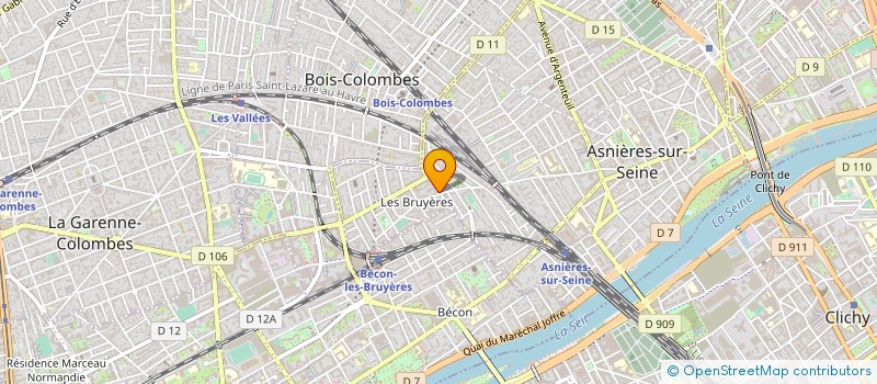 localisation de l'entreprise MONSIEUR CHANGXIN LIN  ASNIERES-SUR-SEINE