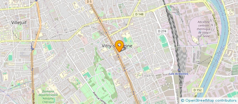 localisation de l'entreprise MONSIEUR CHANGYE ZHANG  VITRY-SUR-SEINE