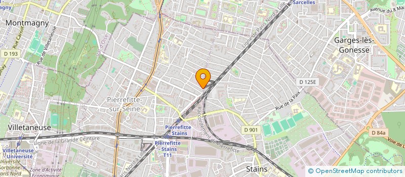 localisation de l'entreprise MONSIEUR CHANING SAKA à PIERREFITTE-SUR-SEINE