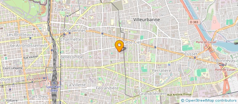 localisation de l'entreprise MONSIEUR CHANNAK KHUM  VILLEURBANNE