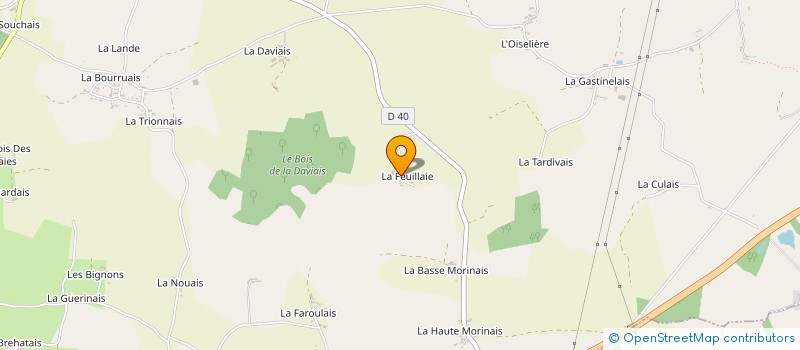 localisation de l'entreprise MONSIEUR CHANTAL PEIGNE à SAINT-AUBIN-DES-CHATEAUX