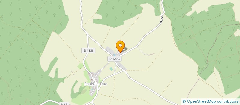 localisation de l'entreprise MONSIEUR CHANTAL RIBAULT  SAULX-LE-DUC