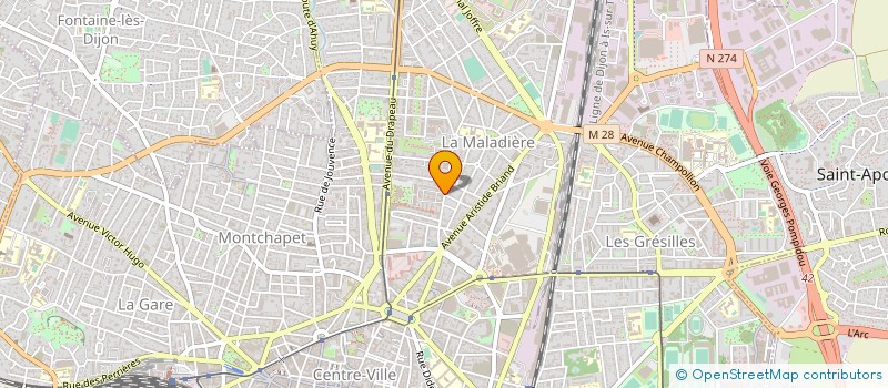 localisation de l'entreprise MONSIEUR CHANTAL TRAN-AN BOCHOT à DIJON