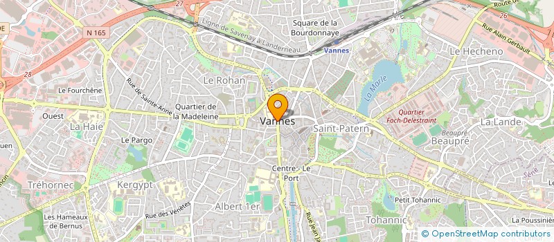 localisation de l'entreprise MONSIEUR CHANTALE WIAND à VANNES