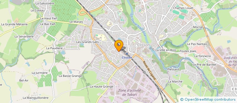 localisation de l'entreprise MONSIEUR CHANTARA THLANG  CLISSON