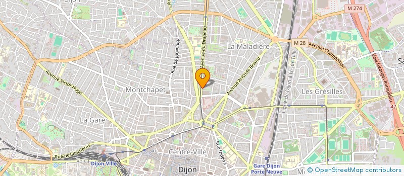 localisation de l'entreprise MONSIEUR CHANTHA CHUON  DIJON