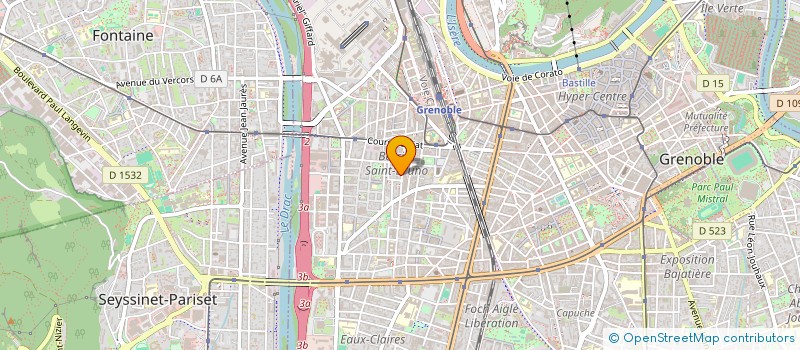 localisation de l'entreprise MONSIEUR CHANTHAVISITH CHANTHAVONG  GRENOBLE