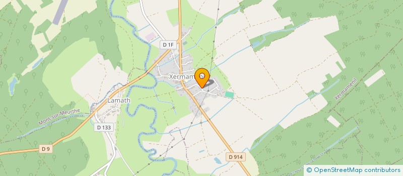 localisation de l'entreprise MONSIEUR CHANTHON TOURT  XERMAMENIL