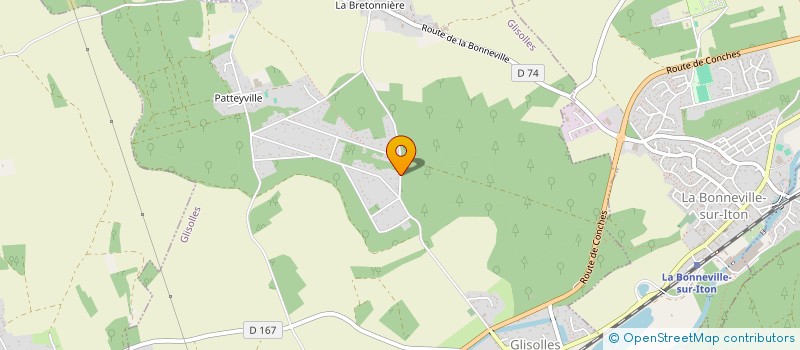 localisation de l'entreprise MONSIEUR CHANYNG BRITEAU  GLISOLLES