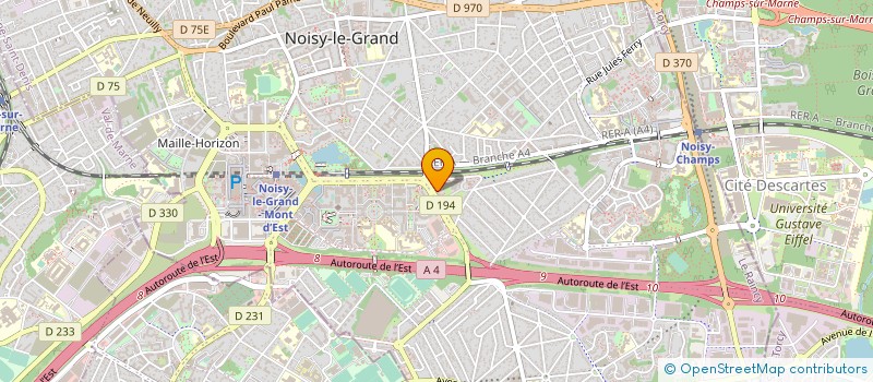 localisation de l'entreprise MONSIEUR CHAO LI à NOISY-LE-GRAND