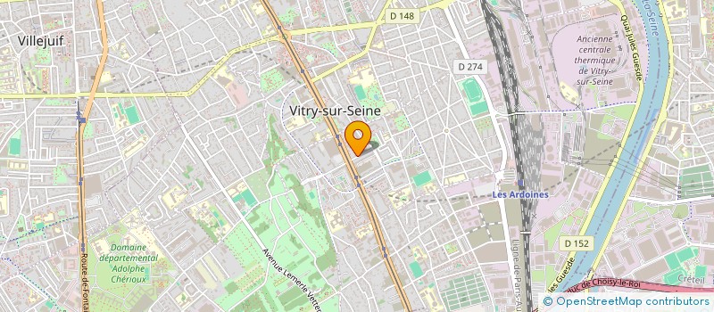 localisation de l'entreprise MONSIEUR CHAO YU à VITRY-SUR-SEINE