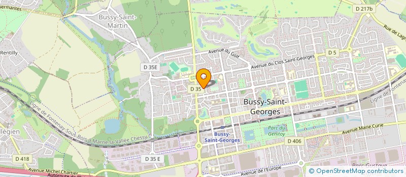 localisation de l'entreprise MONSIEUR CHAOHUI WANG  BUSSY-SAINT-GEORGES