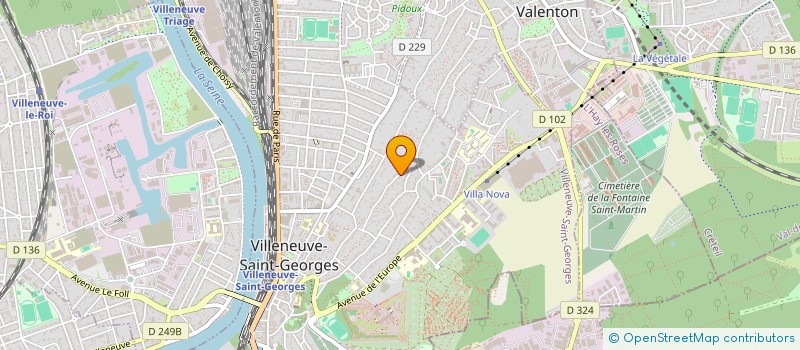localisation de l'entreprise MONSIEUR CHAOKI BEN MOUSSA  VILLENEUVE-SAINT-GEORGES