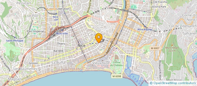 localisation de l'entreprise MONSIEUR CHAOUKI ACHOUR à NICE