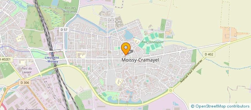 localisation de l'entreprise MONSIEUR CHAOUKI AHMED à MOISSY-CRAMAYEL