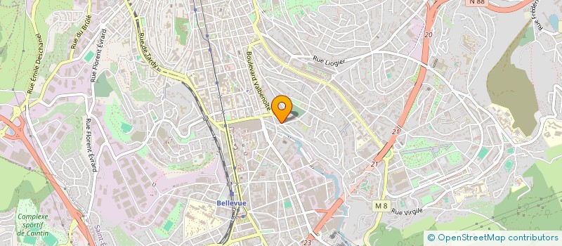 localisation de l'entreprise MONSIEUR CHAOUKI ALLAM  SAINT-ETIENNE