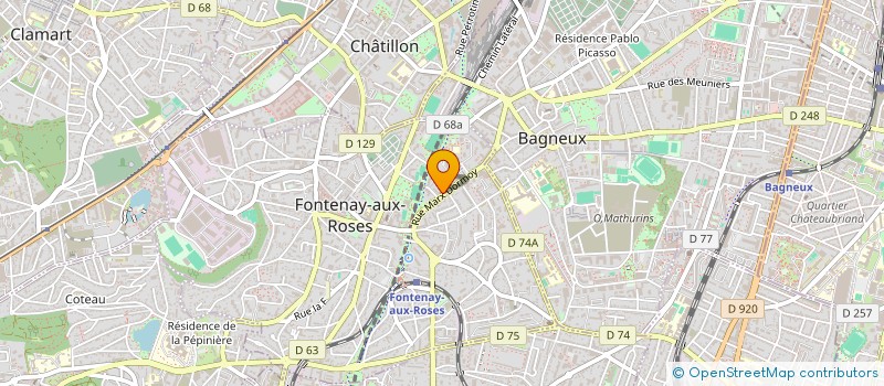 localisation de l'entreprise MONSIEUR CHAOUKI AMAR à FONTENAY-AUX-ROSES