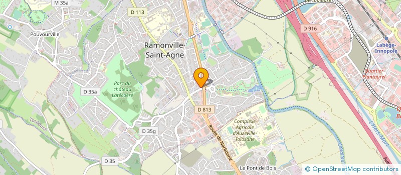 localisation de l'entreprise MONSIEUR CHAOUKI AMRI à RAMONVILLE ST AGNE