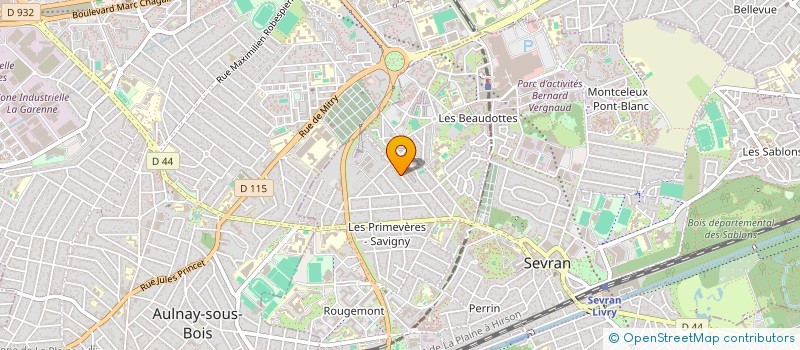 localisation de l'entreprise MONSIEUR CHAOUKI BOUCILA  SEVRAN