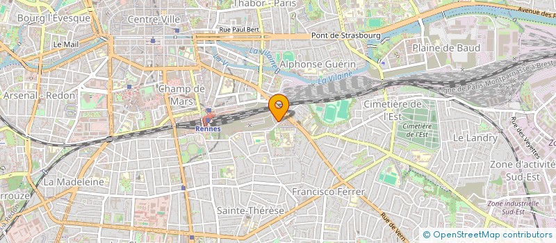 localisation de l'entreprise MONSIEUR CHAOUKI CHAOUACHI  RENNES