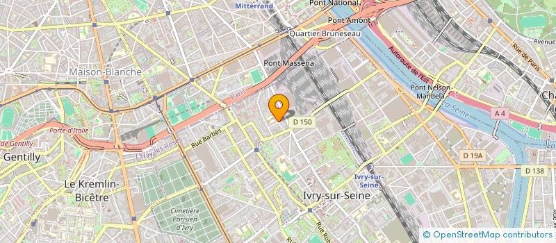 localisation de l'entreprise MONSIEUR CHAOUKI DJIMAA  IVRY-SUR-SEINE