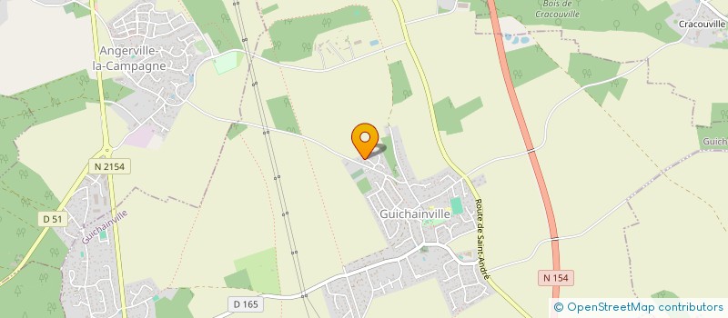 localisation de l'entreprise MONSIEUR CHAOUKI FATNASSI  GUICHAINVILLE