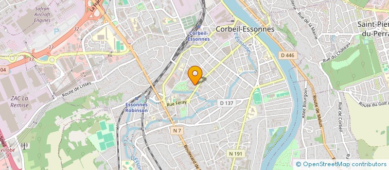 localisation de l'entreprise MONSIEUR CHAOUKI GATTOUFI à CORBEIL ESSONNES