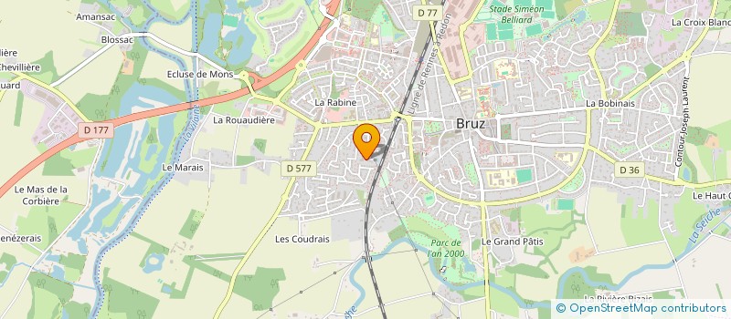 localisation de l'entreprise MONSIEUR CHAOUKI HADDAD  BRUZ