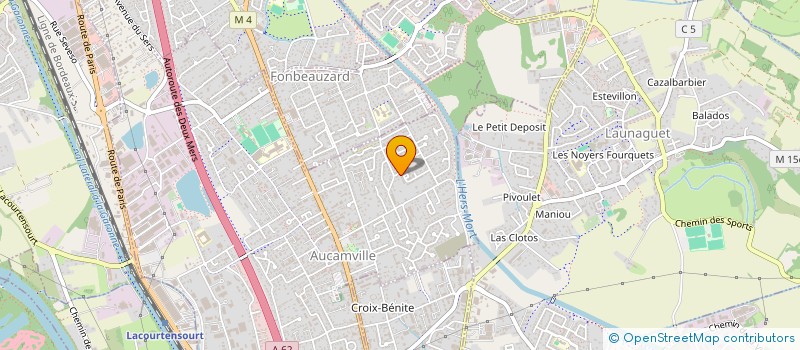 localisation de l'entreprise MONSIEUR CHAOUKI HADID  AUCAMVILLE