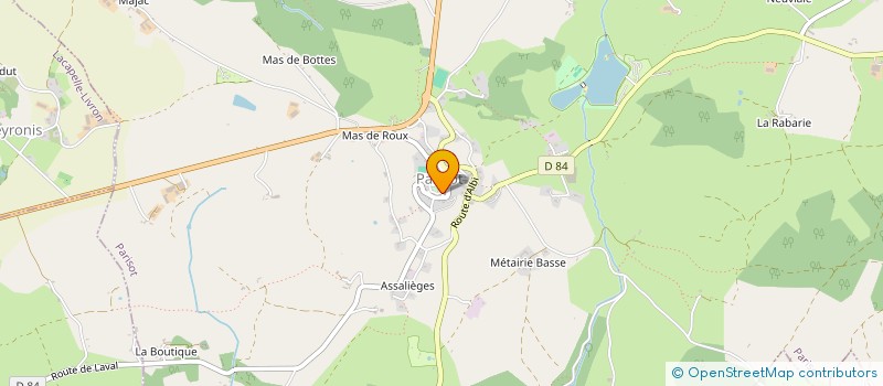 localisation de l'entreprise MONSIEUR CHAOUKI HADJ HASSAN  PARISOT