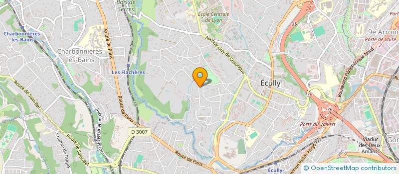 localisation de l'entreprise MONSIEUR CHAOUKI KARMAOUI  ECULLY