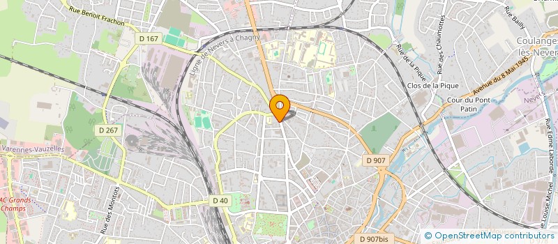 localisation de l'entreprise MONSIEUR CHAOUKI KORICHE à NEVERS