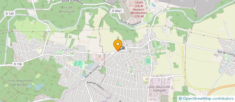 localisation de l'entreprise MONSIEUR CHAOUKI MEZDARI à COURTRY