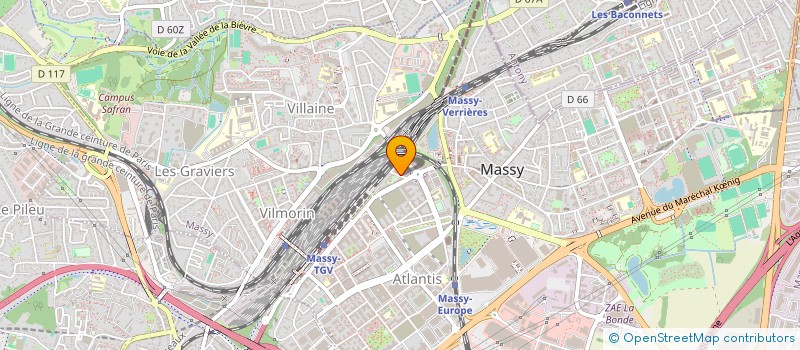 localisation de l'entreprise MONSIEUR CHAOUKI RAFRAFI à MASSY