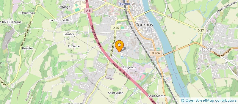 localisation de l'entreprise MONSIEUR CHAOUKI RAMDANE  TOURNUS